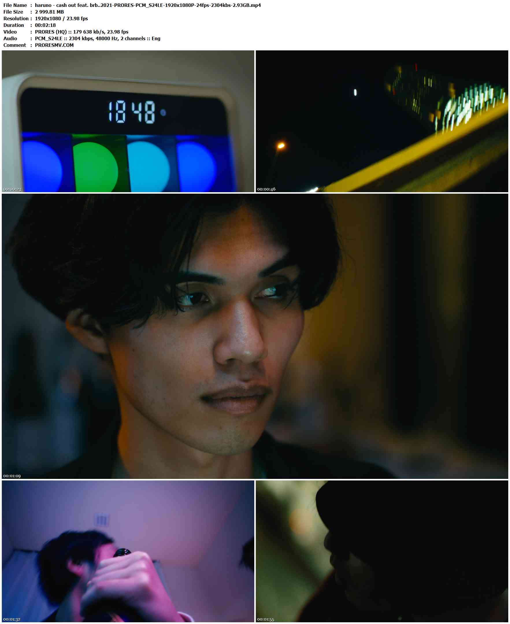 haruno - cash out feat. brb..2021-PRORES-PCM_S24LE-1920x1080P-24fps-2304kbs-2.93GB官方MV_高清MV